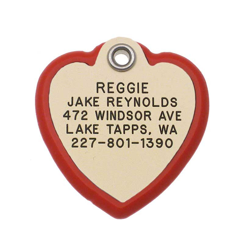 Heart Frame Tag, - Lucky Pet
